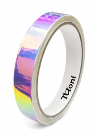 Обмотка Tuloni Holographic Purple - Sky Blue 1,5 см × 33 м