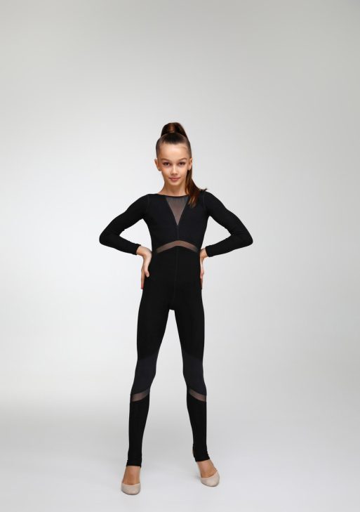 Комбінезон для гімнастики Perfect Body з довгим рукавом