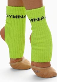 Knitted Leg Warmers for Artistic Gymnastics Lider Neo Lime