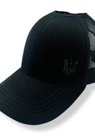 Бейсболка з вирізом під хвіст Lider Black