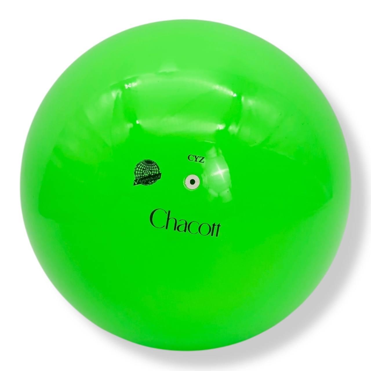 Гімнастичний м’яч Chacott FIG Lime Green 032 18,5 см