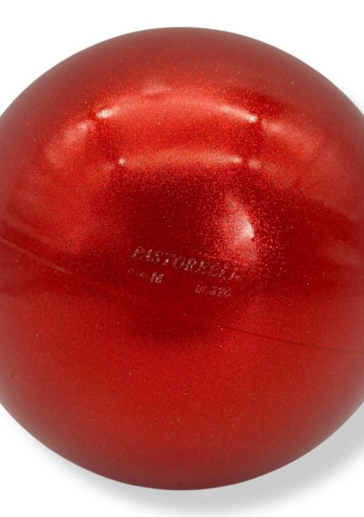 М’яч для художньої гімнастики Pastorelli Glitter HV 16 см (Giallo Fluo) Art. 02198