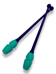 Булави для художньої гімнастики Pastorelli Masha 41 см Purple-Tiffany FIG