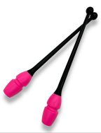 Булави для художньої гімнастики Pastorelli Masha Junior 36 см Nero-Rosa