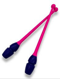 Булави для художньої гімнастики Pastorelli Masha Junior 36 см Rosa-Viola