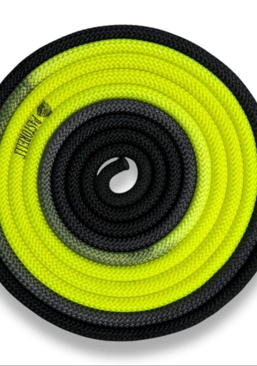 Скакалка для художньої гімнастики Pastorelli New Orleans 3 м Multicolor Green-Black FIG