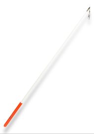 Палочка для худ. гімнастики Tuloni 57см col. White with Orange Grip