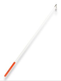 Палочка для худ. гімнастики Tuloni 57см col. White with Orange Grip