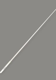 Палочка для худ. гімнастики Tuloni 57см col. White with White Grip