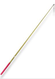 Палочка для худ. гімнастики Chacott Metallic Standard 60см col. Gold with Red Grip FIG