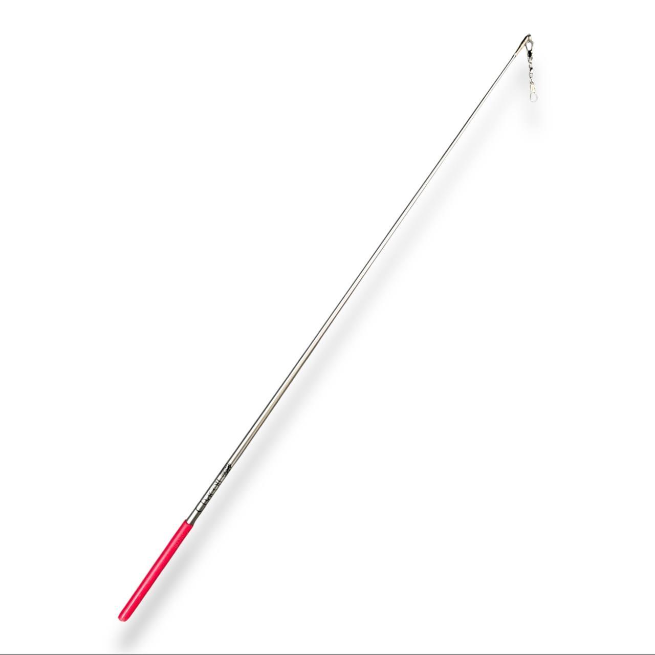 Палочка для худ. гімнастики Chacott Metallic Standard 60см col. Silver with Red Grip FIG