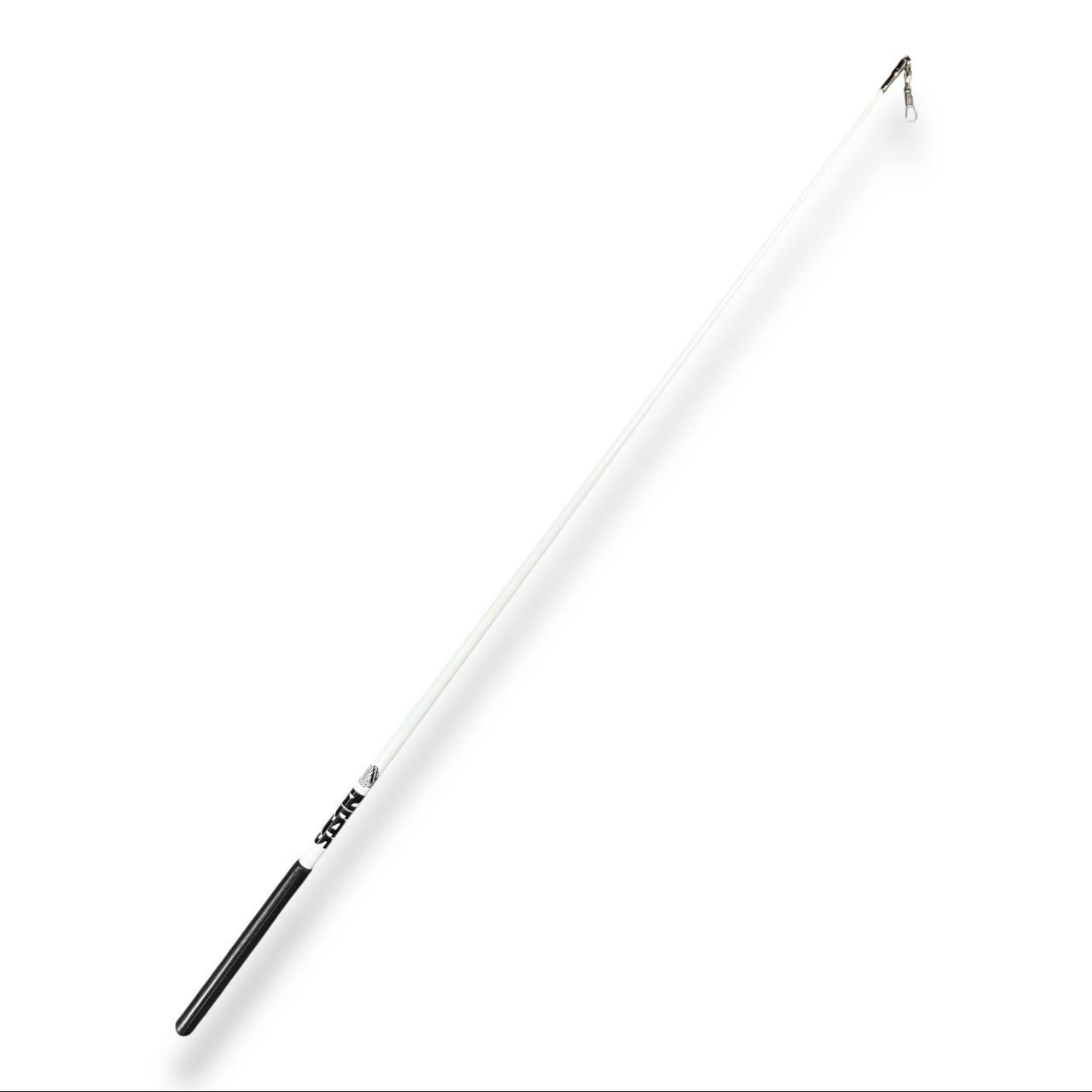 Палочка для худ. гімнастики Sasaki M-781W 60см col. White with Black Grip FIG