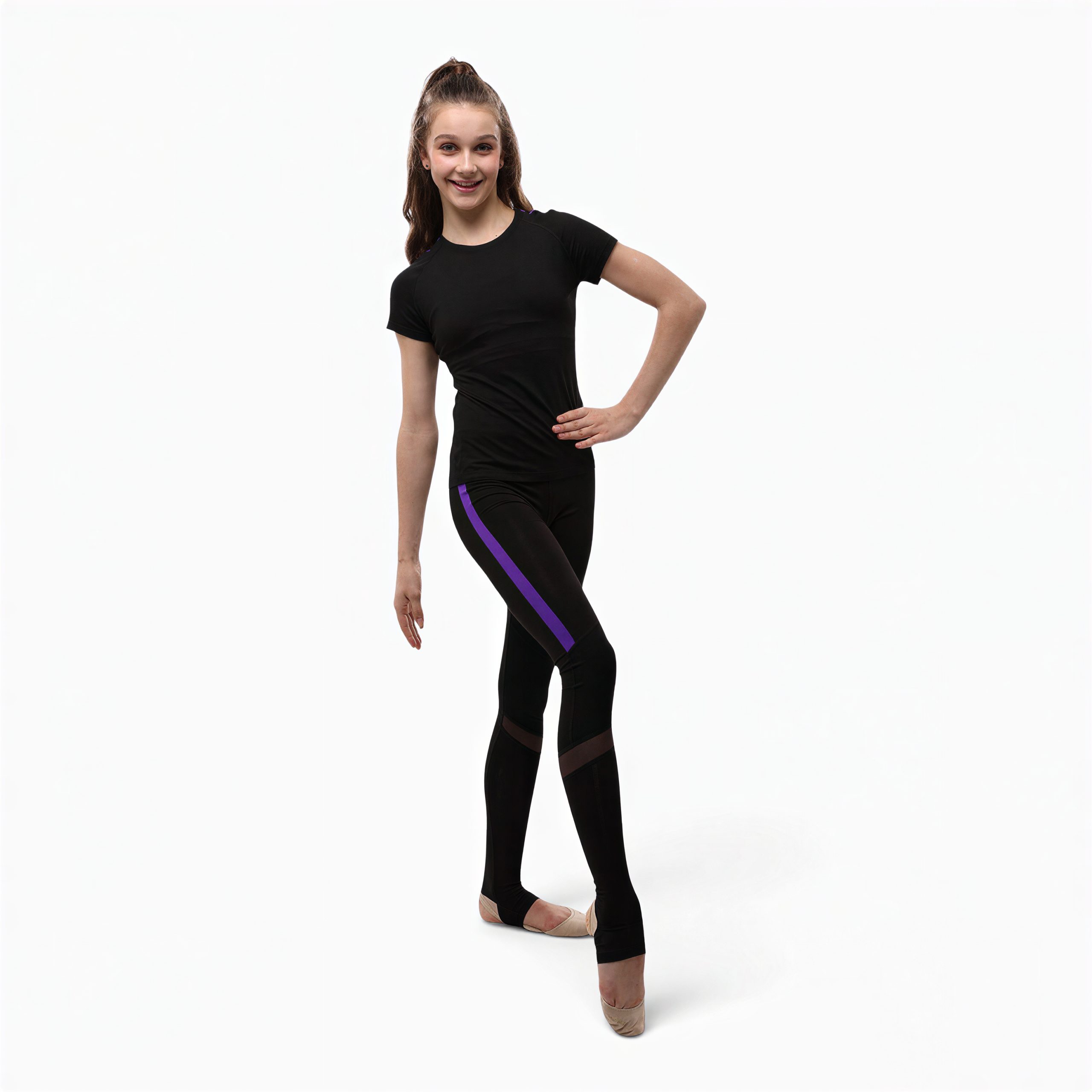Легінси для художньої гімнастики LIDER Lux Violet