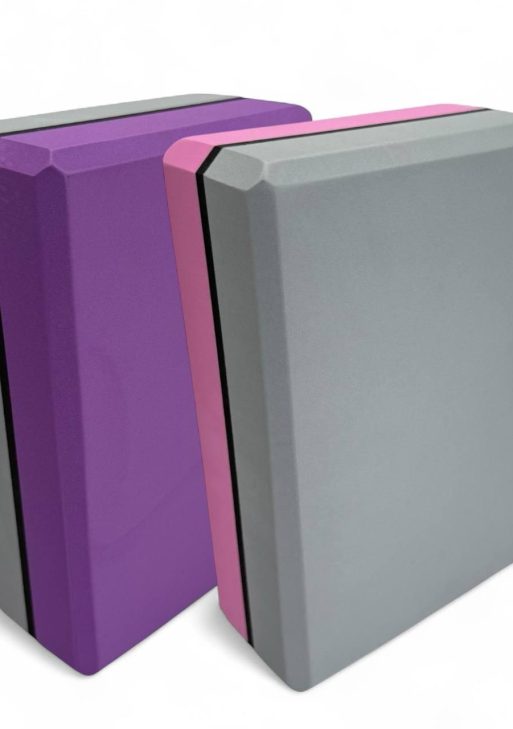 Блок для шпагату та гімнастики EVA , розмір 23×15,5×7,5 см 1 шт , двоколірний