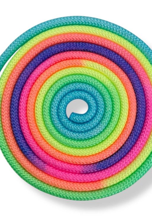 Скакалка для художньої гімнастики ITALIA Multi-Color 3 м (мультиколор)