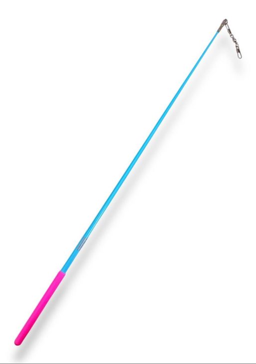 Паличка для художньої гімнастики Sasaki MJ-82 Junior 50 см Aqua Blue–Pink