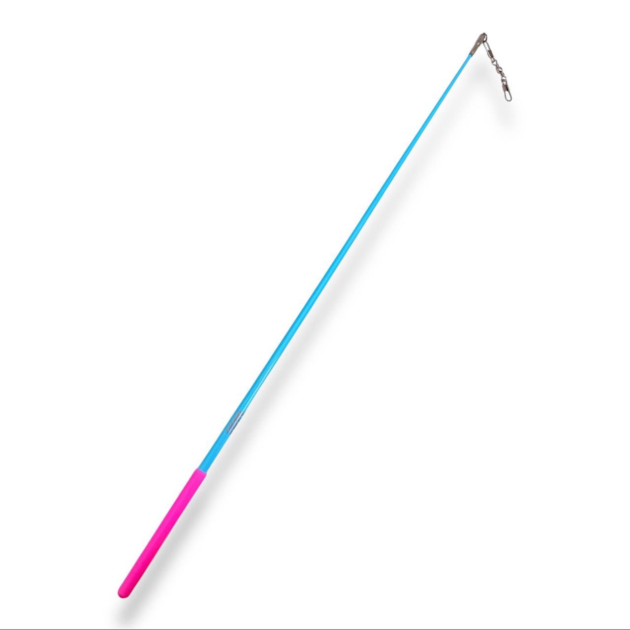 Паличка для художньої гімнастики Sasaki MJ-82 Junior 50 см Aqua Blue–Pink