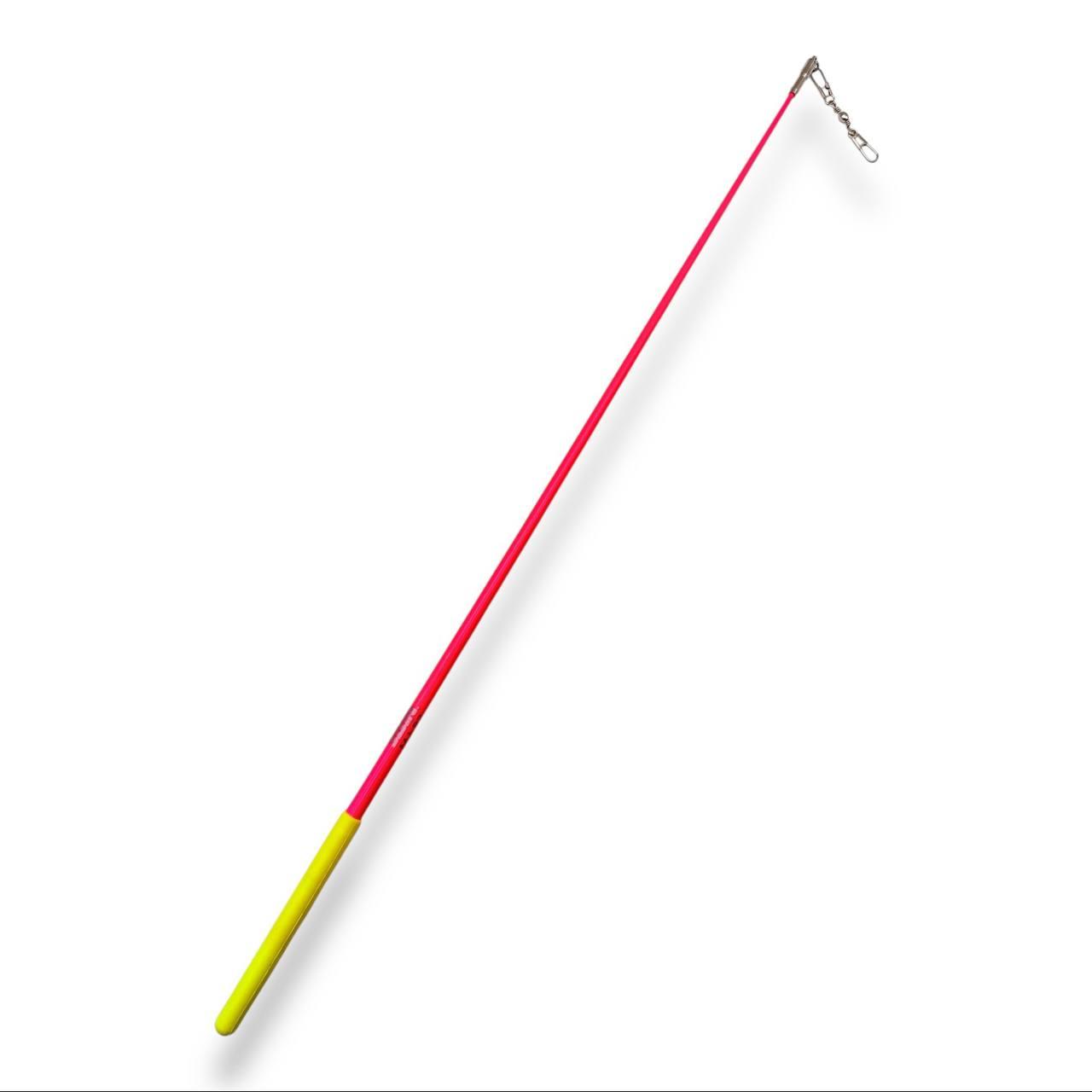 Паличка для художньої гімнастики Sasaki MJ-82 Junior 50 см Fluo Pink x Yellow