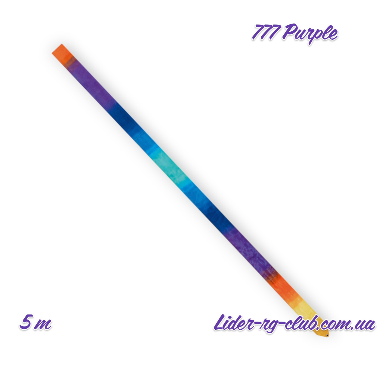 Стрічка для художньої гімнастики Chacott 5 м Medium Gradation 777 Purple FIG