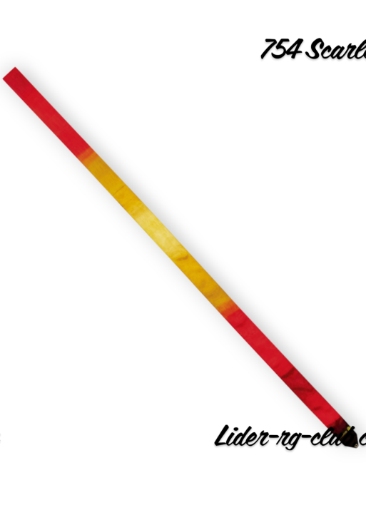 Стрічка для художньої гімнастики Chacott Ribbon Gradation 6 м 754 Scarlet FIG