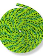 Спортивна скакалка Tuloni завдовжки 3 м, модель Lori Multi-col. Neon Yellow-Blue-Black