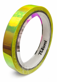 Обмотка Tuloni Holographic Lime 1,5 см × 33 м