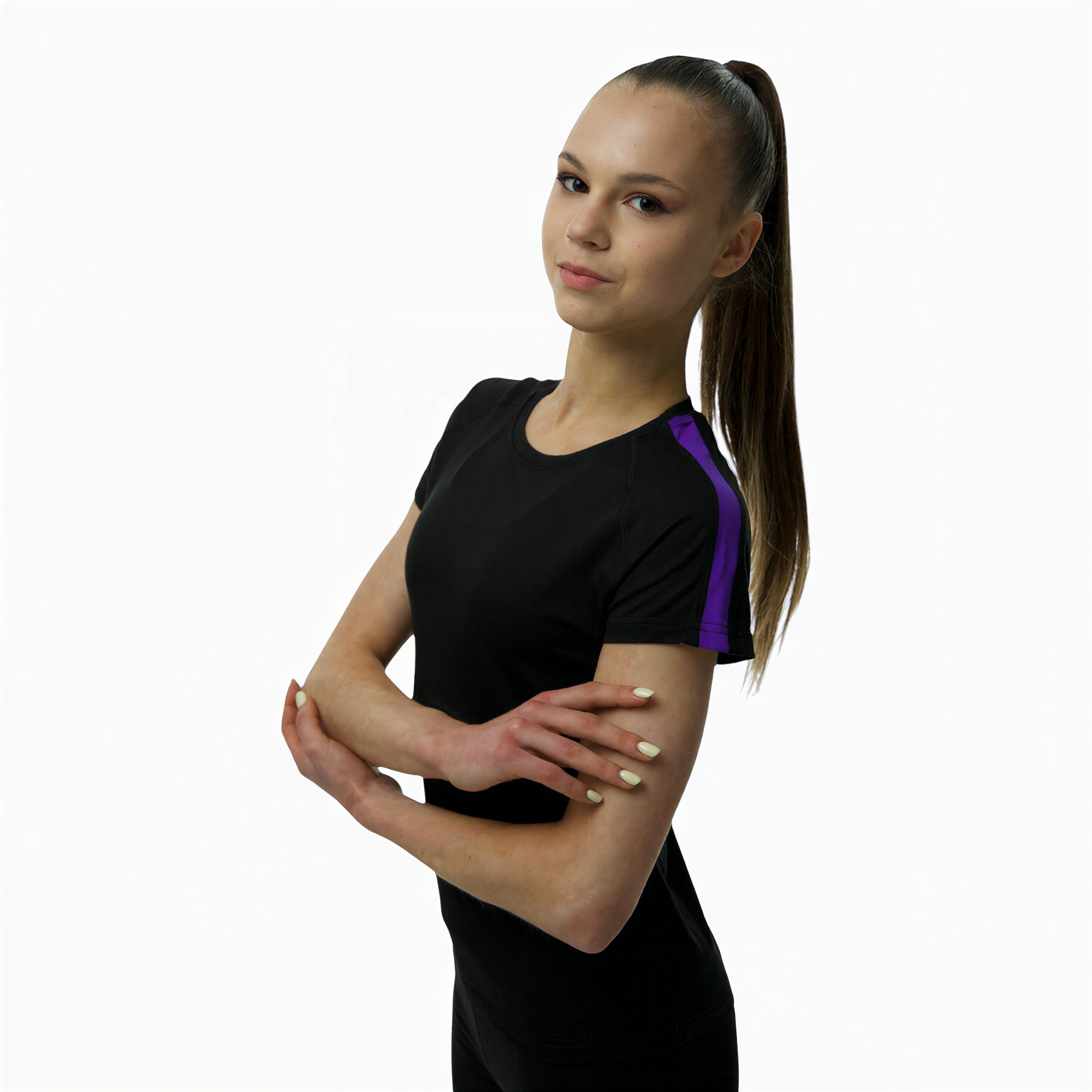 Футболка для художественной гимнастики LIDER Freedom Violet