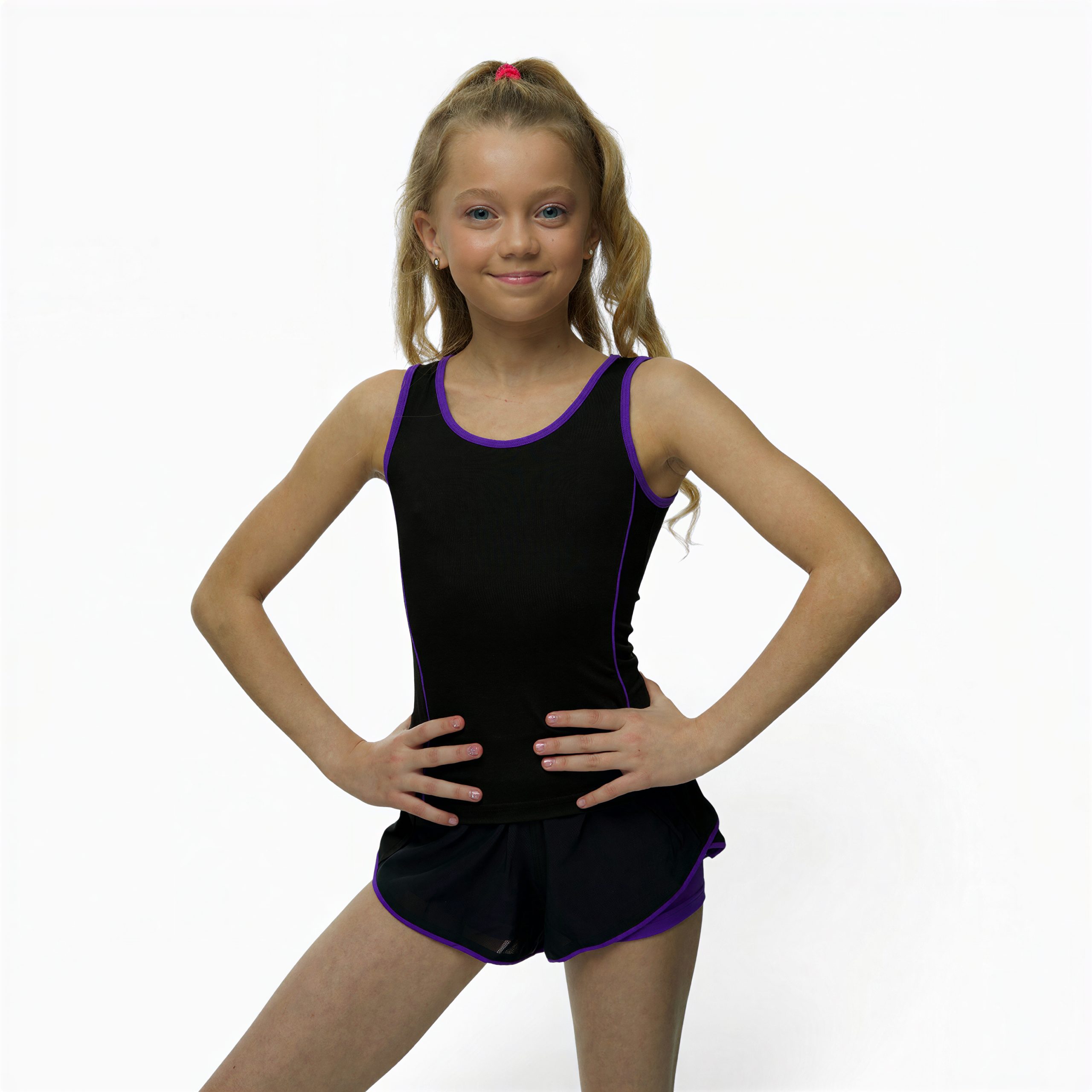 LIDER Silhouette Violet Artistic Gymnastics Tank Top