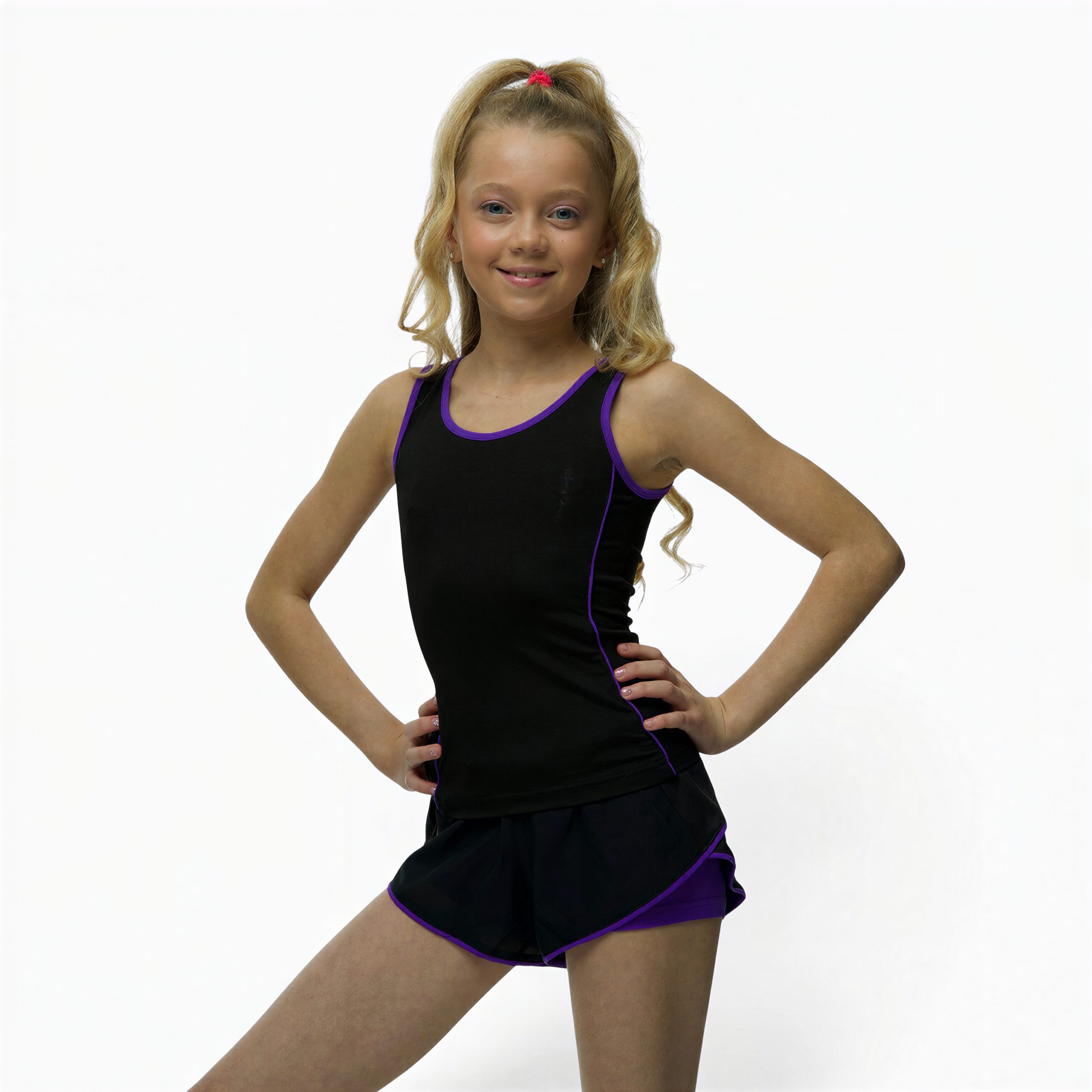 LIDER Silhouette Violet Artistic Gymnastics Tank Top