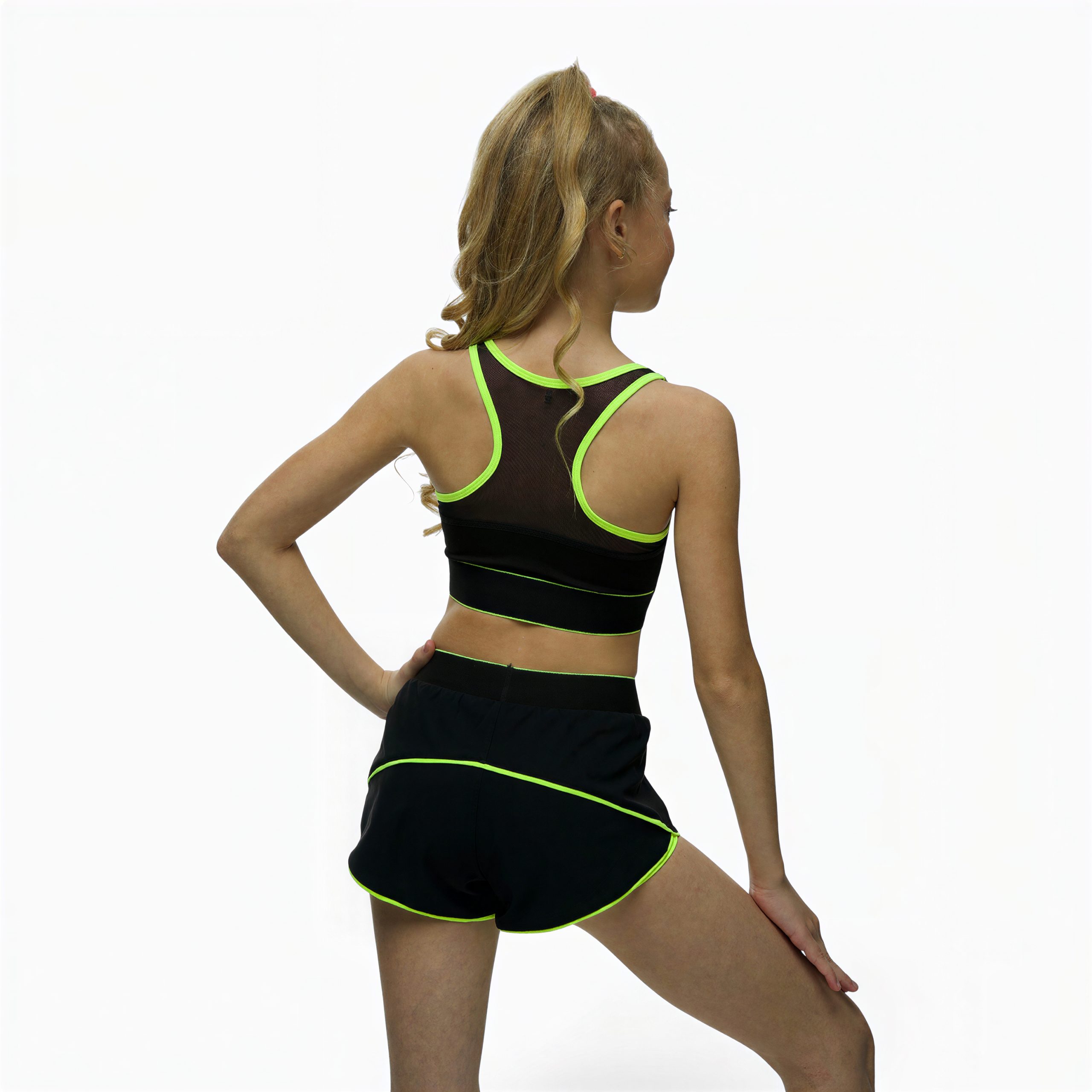 LIDER Lime Artistic Gymnastics Training Top