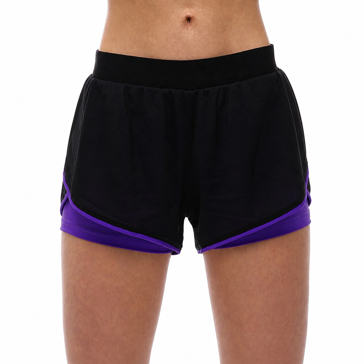 LIDER Violet Double Shorts for Artistic Gymnastics