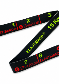Гума для розтяжки Sveltus Elastiband Чорна 15 кг