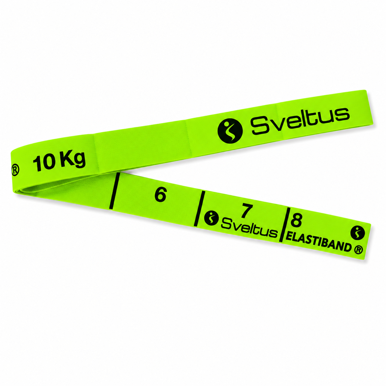 Гума для розтяжки Sveltus Elastiband Лайм 10 кг
