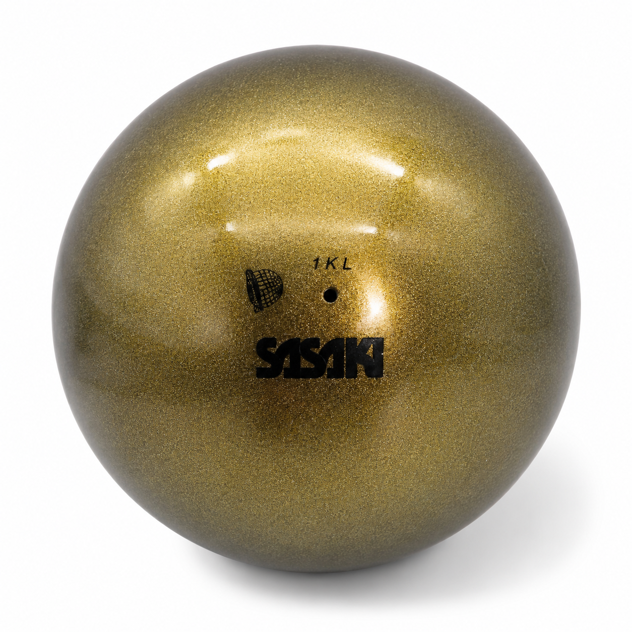 М’яч для художньої гімнастики Sasaki M-207M BlackGold BGD 18,5 см