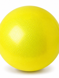 М’яч для художньої гімнастики Pastorelli Glitter HV Giallo Fluo HV 16 см