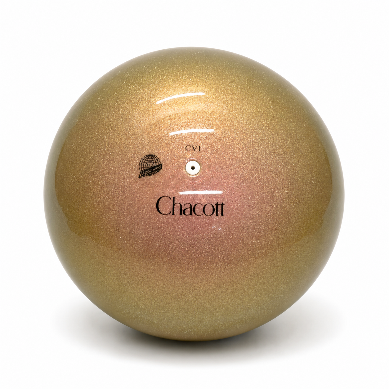 М’яч для художньої гімнастики Chacott Glossy Grayish Rose 746 18,5 см