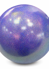 М’яч для художньої гімнастики Pastorelli Glitter HV Lilac AB 16 см