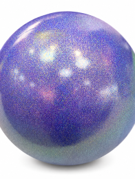 М’яч для художньої гімнастики Pastorelli Glitter HV Lilac AB 16 см