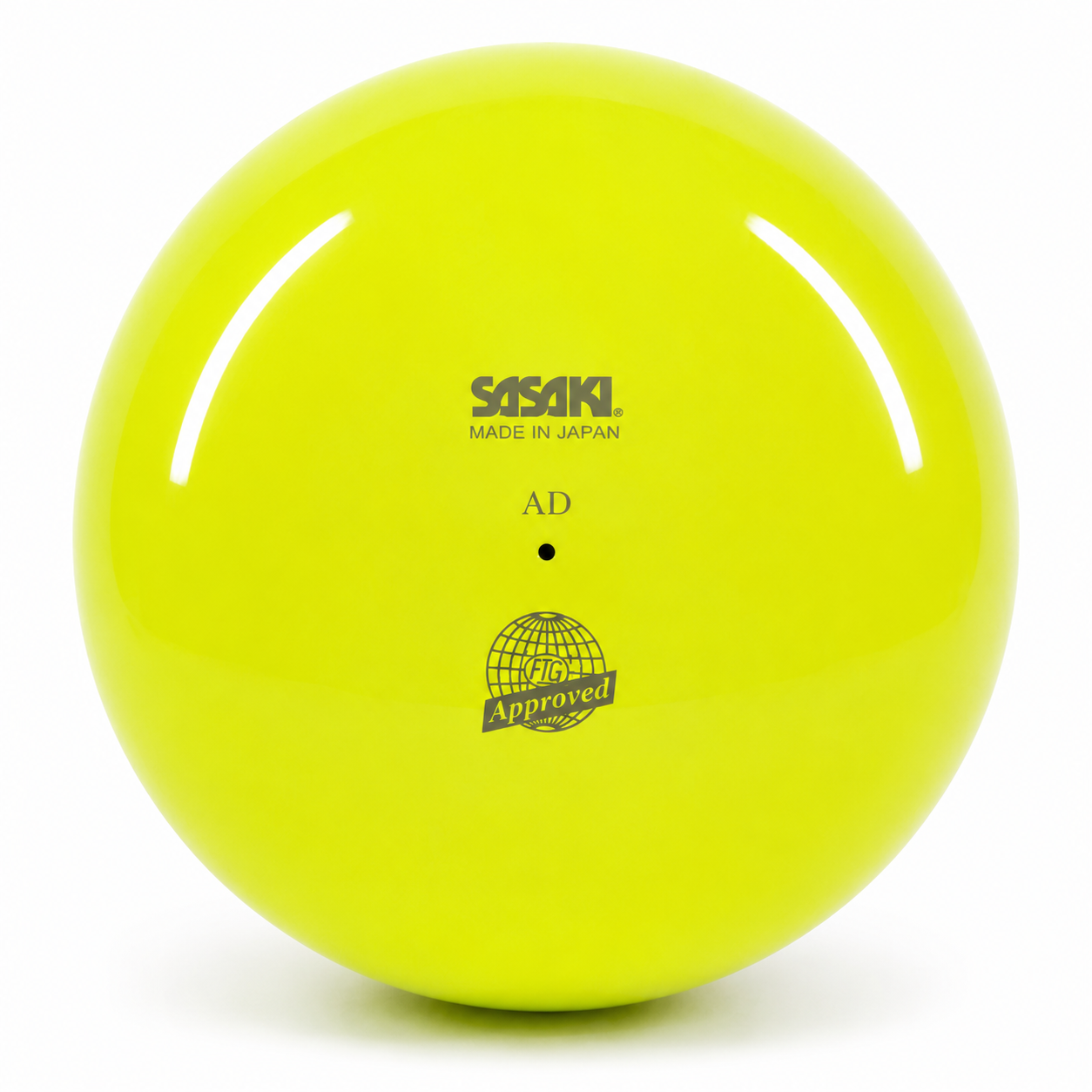 М’яч для художньої гімнастики Sasaki M-20A Lemon Yellow LYMY 18,5 см