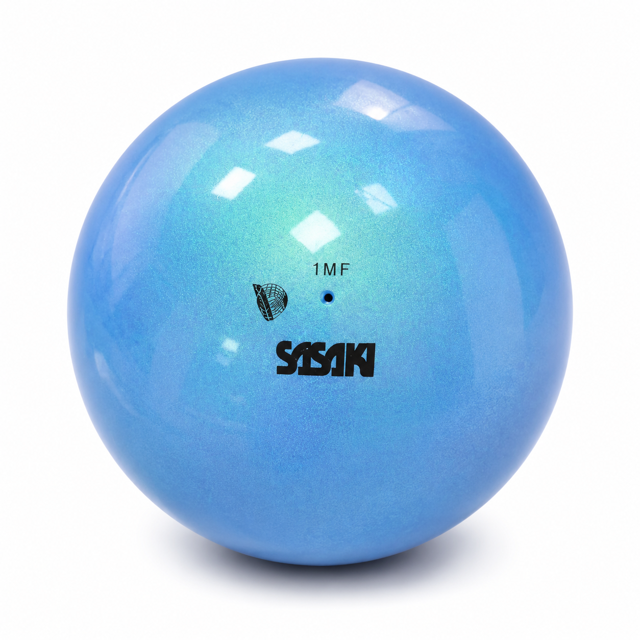 М’яч для художньої гімнастики Sasaki M-207MG AutumnBlue ATBU 18,5 см