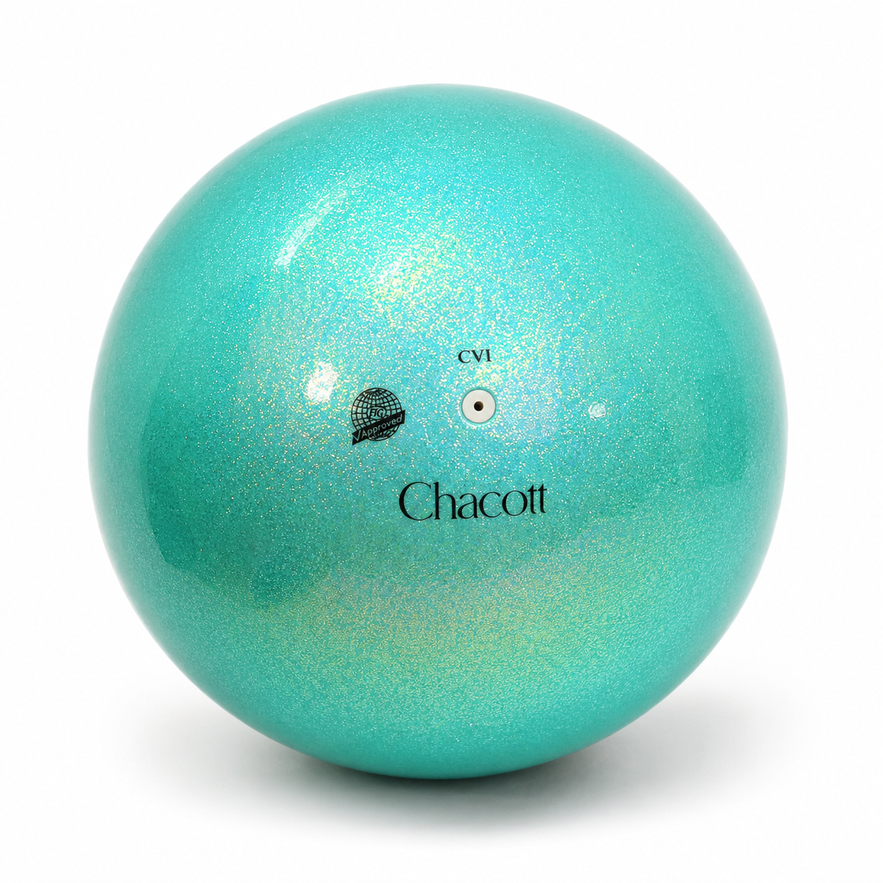 М’яч для художньої гімнастики Chacott FIG Prism Aqua Green 631 18,5 см