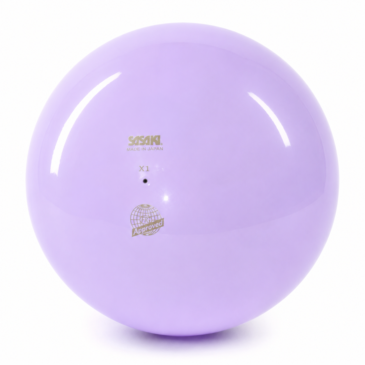 М’яч для художньої гімнастики Sasaki M-20A Lilac RRK 18,5 см