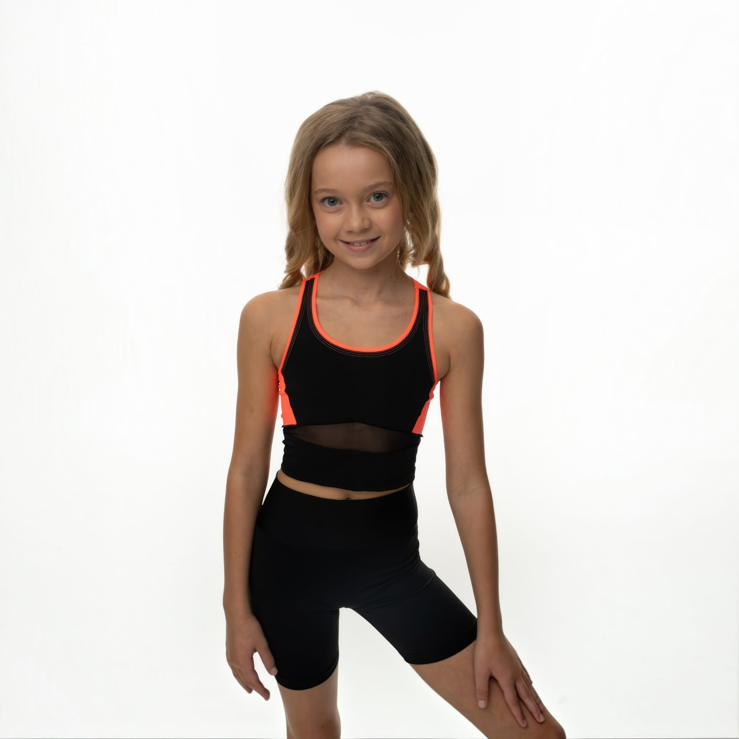 Tank Top for Artistic Gymnastics LIDER APEX Orange