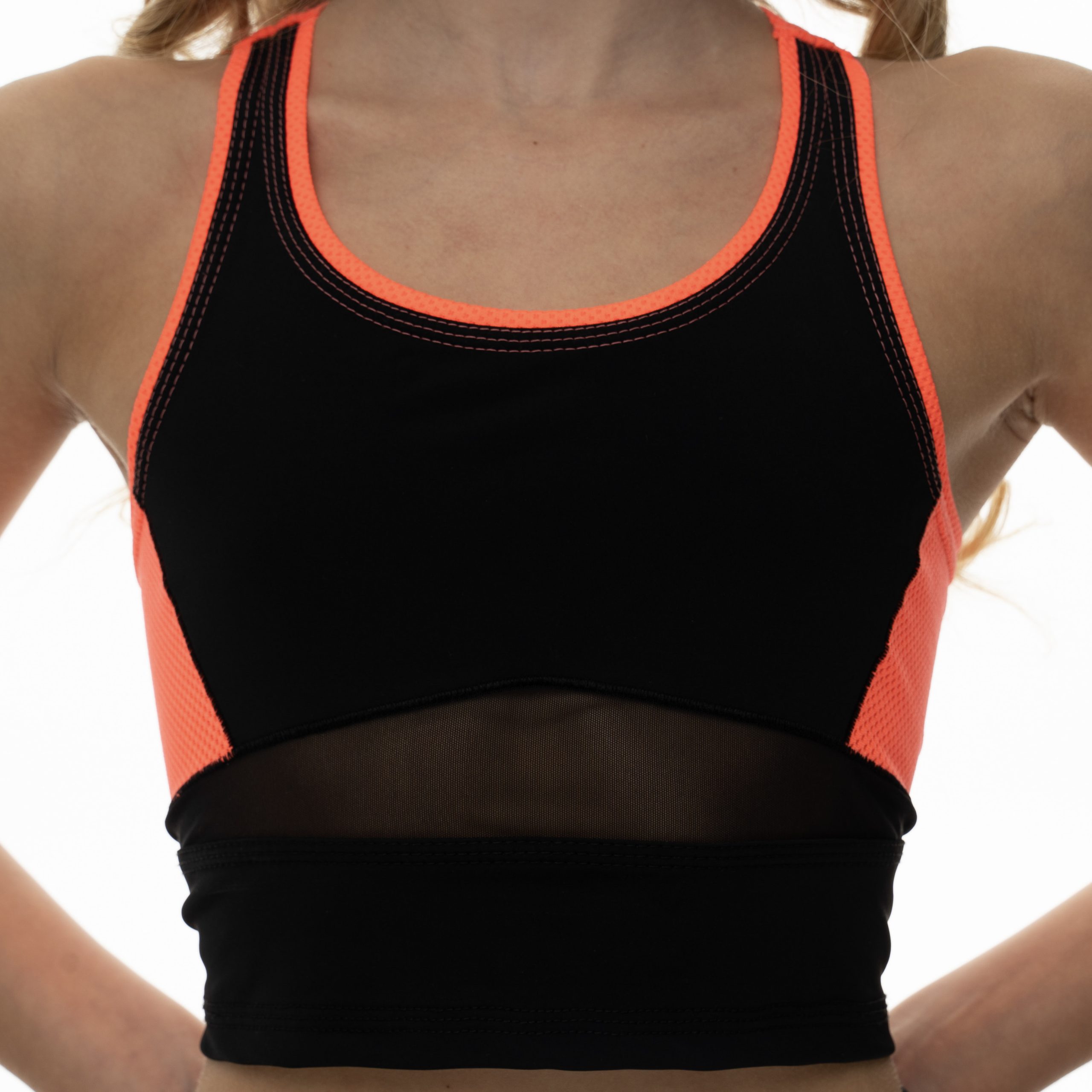Tank Top for Artistic Gymnastics LIDER APEX Orange
