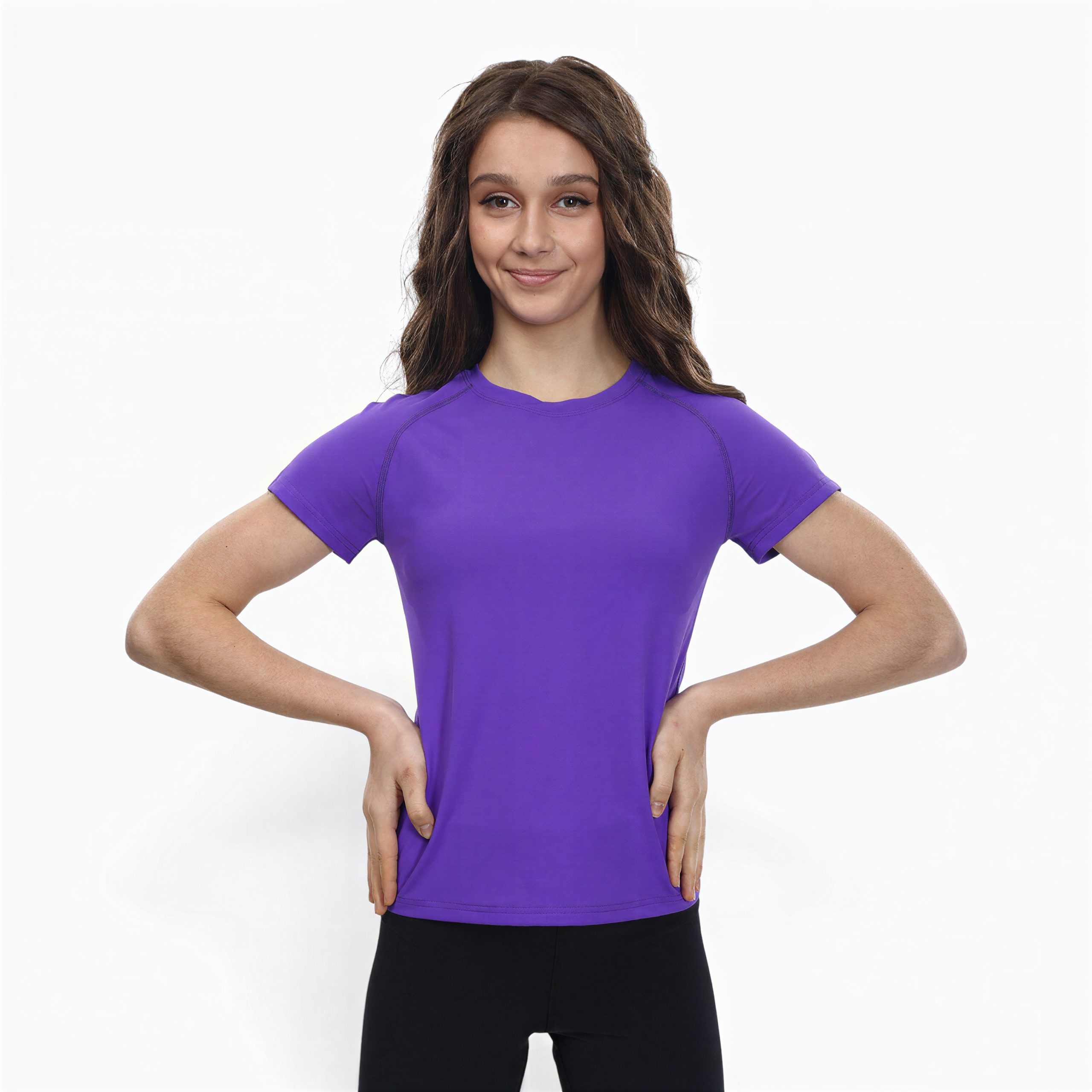 LIDER Neo Violet Artistic Gymnastics T-Shirt