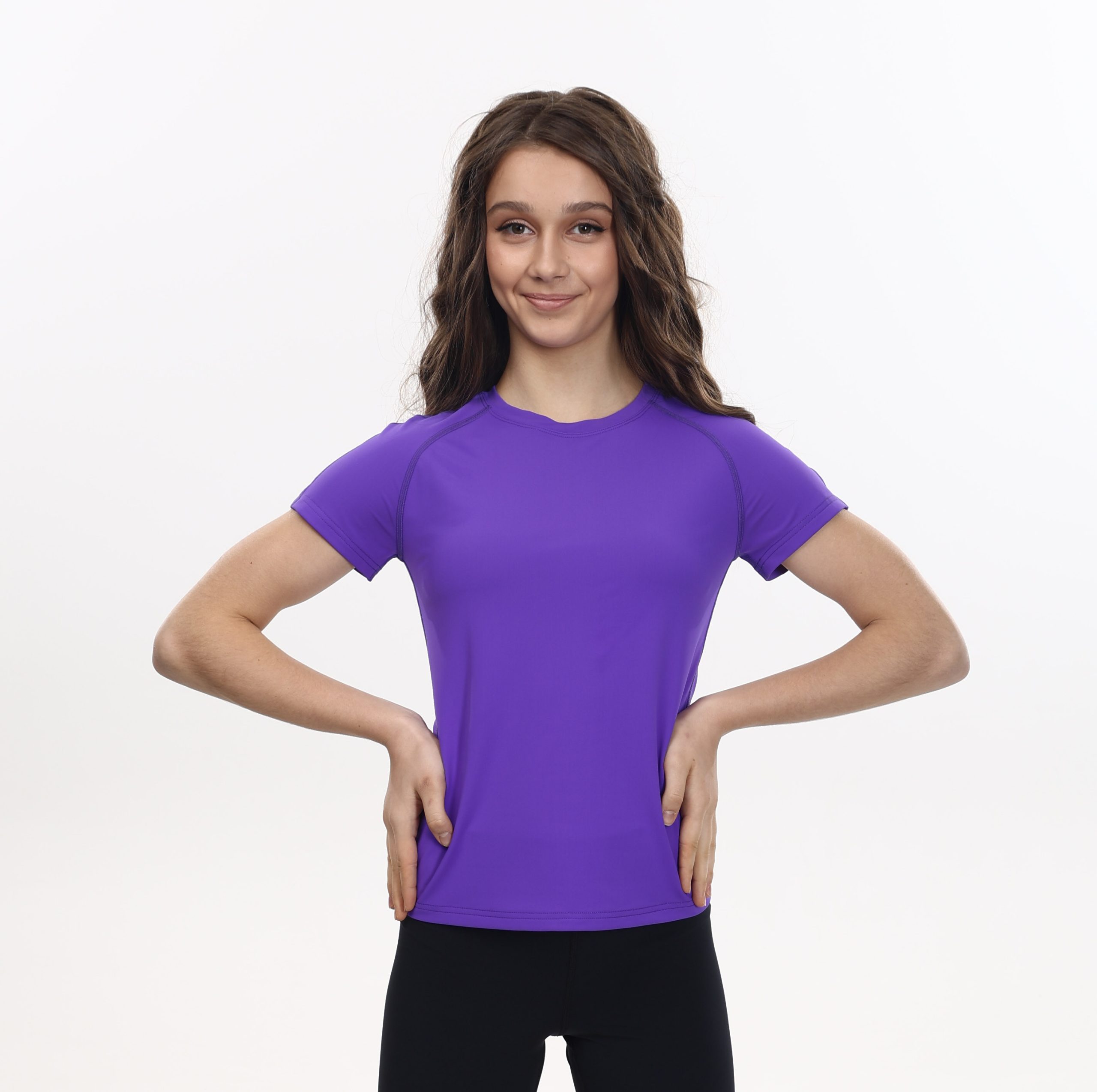 LIDER Neo Violet Artistic Gymnastics T-Shirt